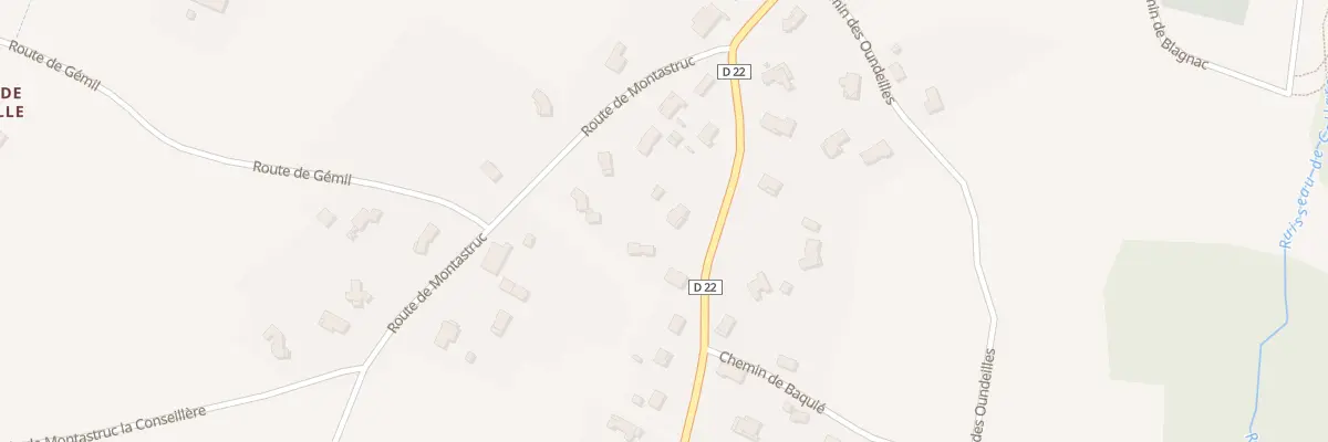Plan du 148 Rte de Montpitol à Roquesérière