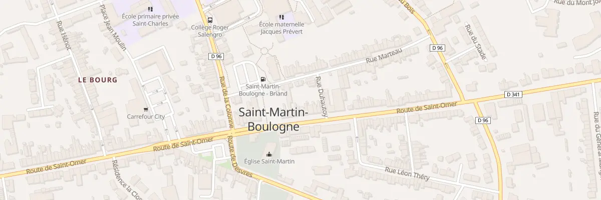 Plan du 18 Rue Marteau à Saint-Martin-Boulogne