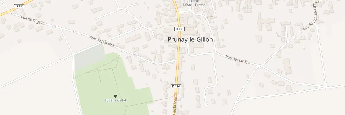 Plan du 32 Rue de la Mairie à Prunay-le-Gillon