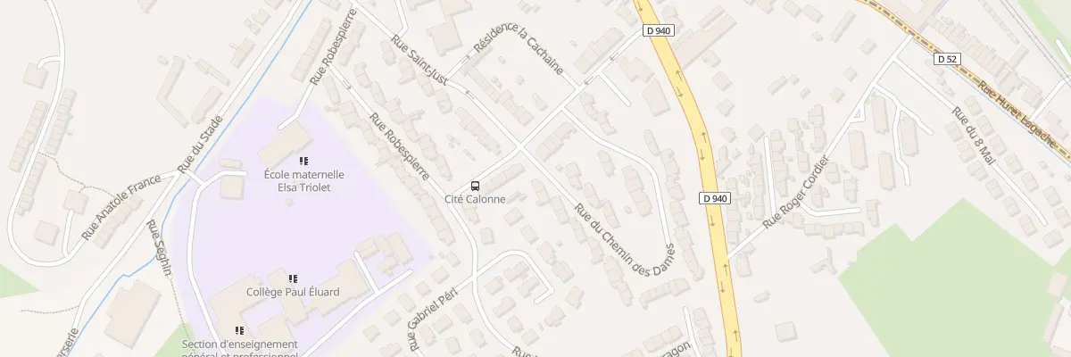 Plan du 2 Rue du Chemin des Dames à Saint-Étienne-au-Mont