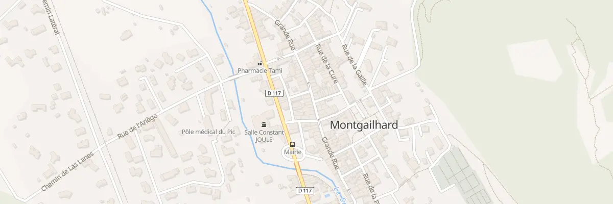 Plan du 24 Gr Grande Rue à Montgailhard