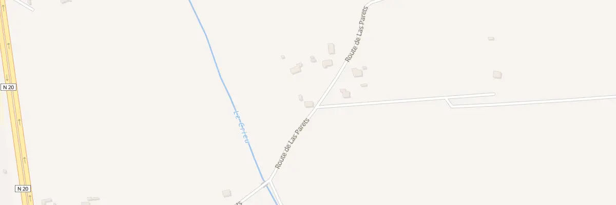 Plan du 9018 Rte de Las Parets à Pamiers