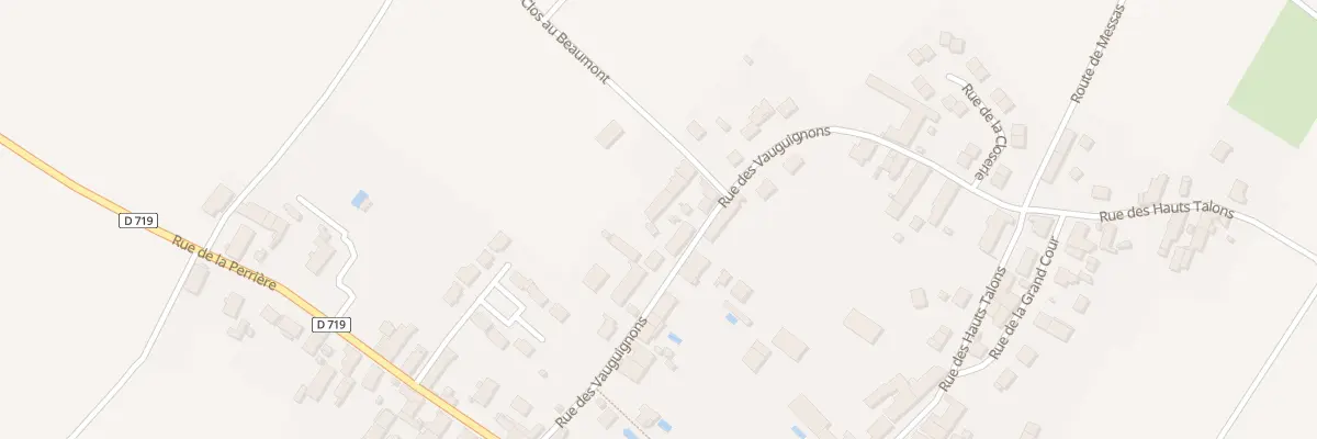 Plan du 7 Rue des Vauguignons à Messas