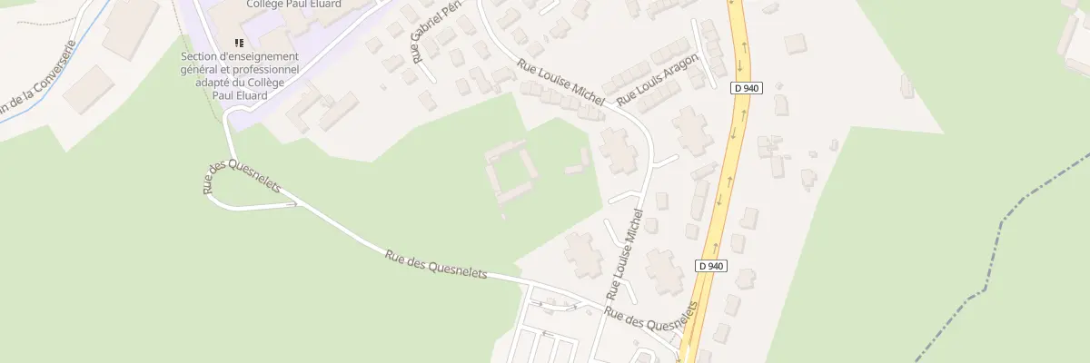 Plan du 9002 Rue des Quesnelets à Saint-Étienne-au-Mont