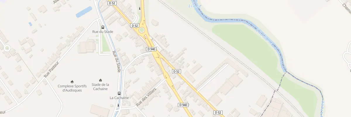 Plan du 13B Rue Eugene Huret à Saint-Étienne-au-Mont