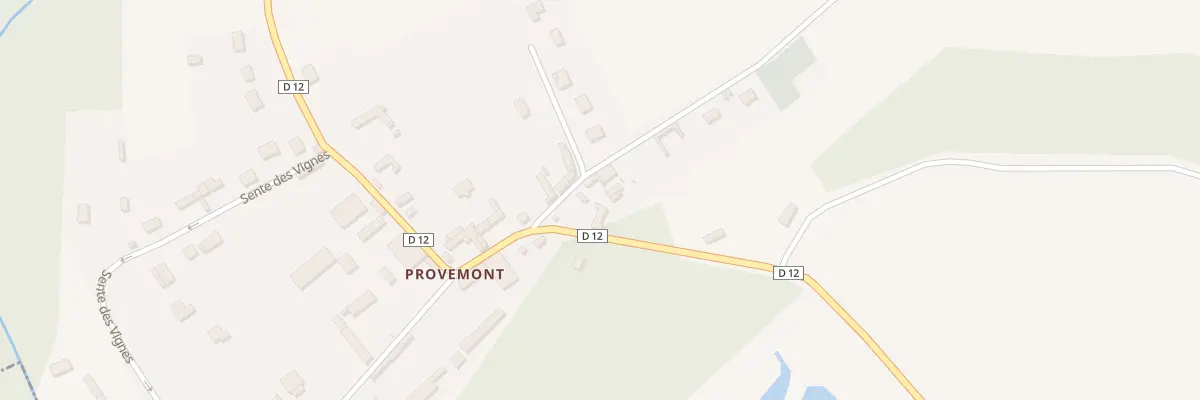 Plan du 25 Le Village à Chauvincourt-Provemont