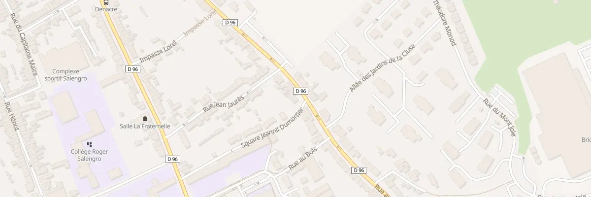 Plan du 75 Rue au Bois à Saint-Martin-Boulogne