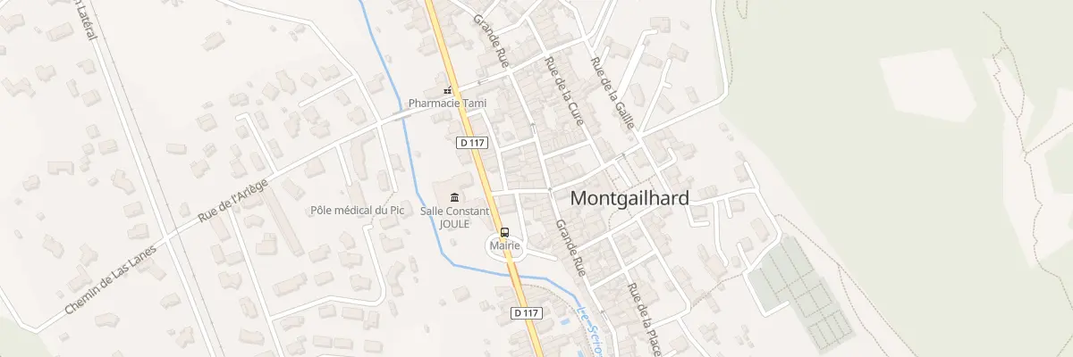 Plan du 30 Gr Grande Rue à Montgailhard