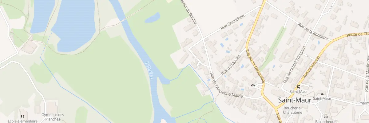 Plan du 5128 Les Grands Cours à Saint-Maur