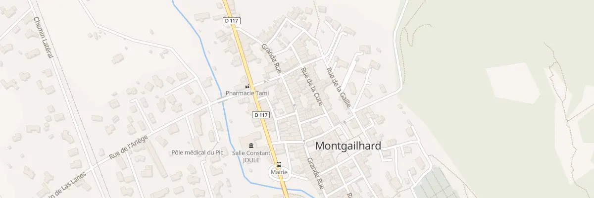 Plan du 16B Gr Grande Rue à Montgailhard