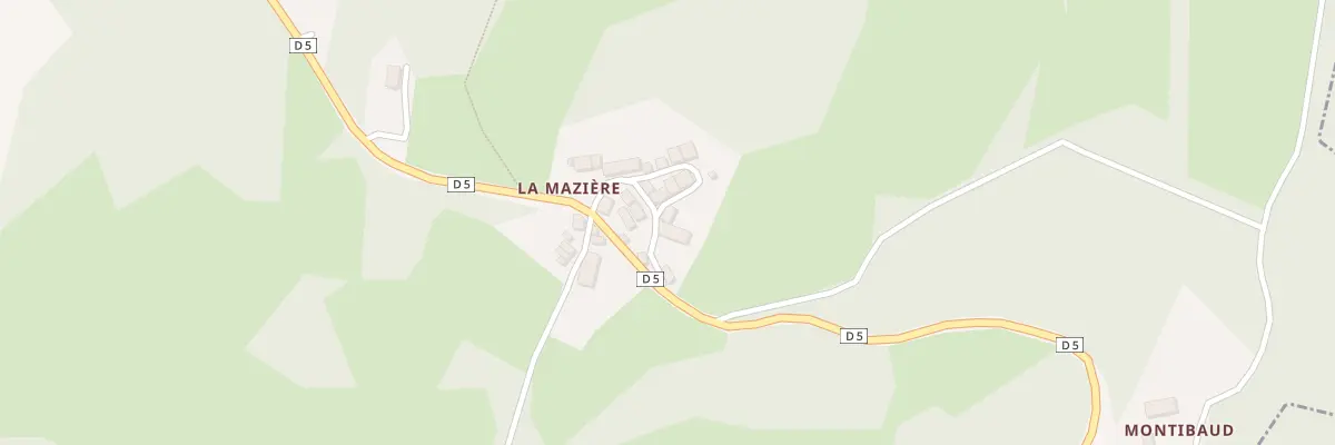 Plan du 5270 La Maziere à Sauviat-sur-Vige