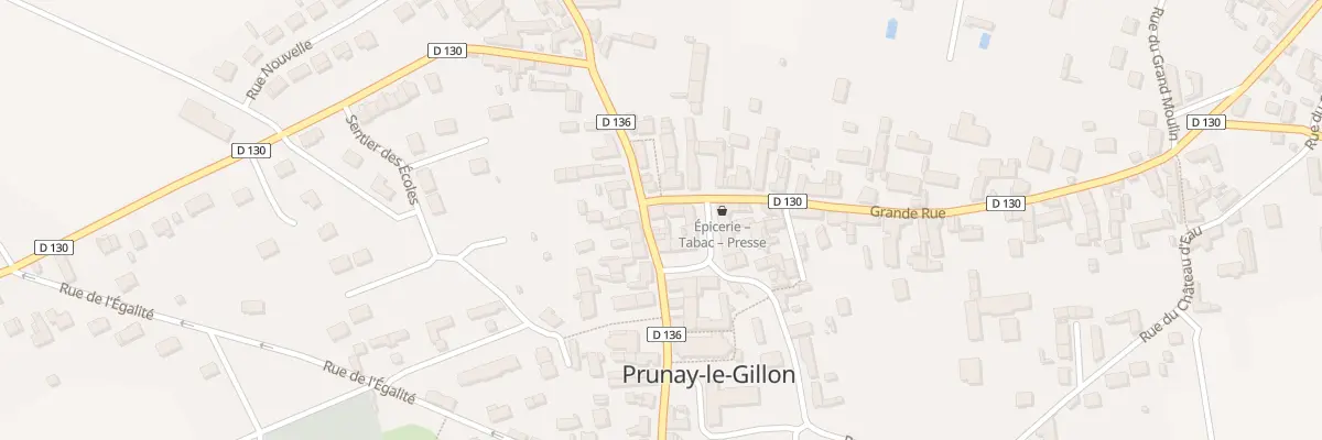 Plan du 1 Rue de la Mairie à Prunay-le-Gillon