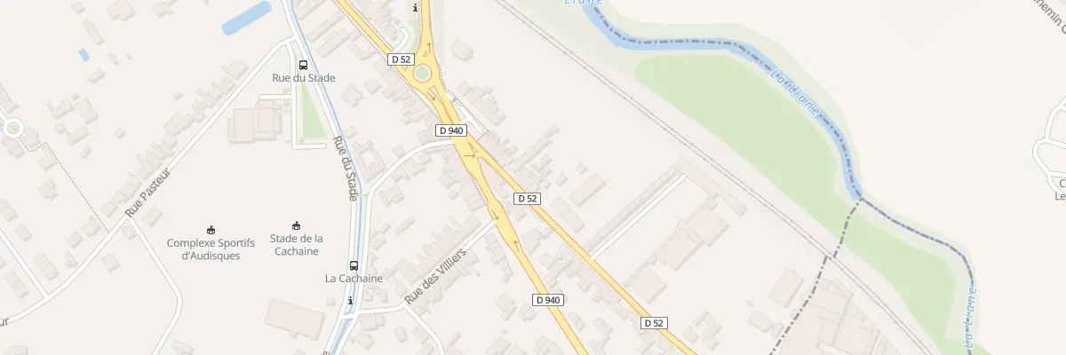 Plan du 17 Rue Eugene Huret à Saint-Étienne-au-Mont