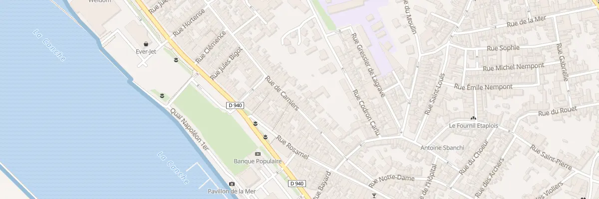 Plan du 64 Rue de Camiers à Étaples