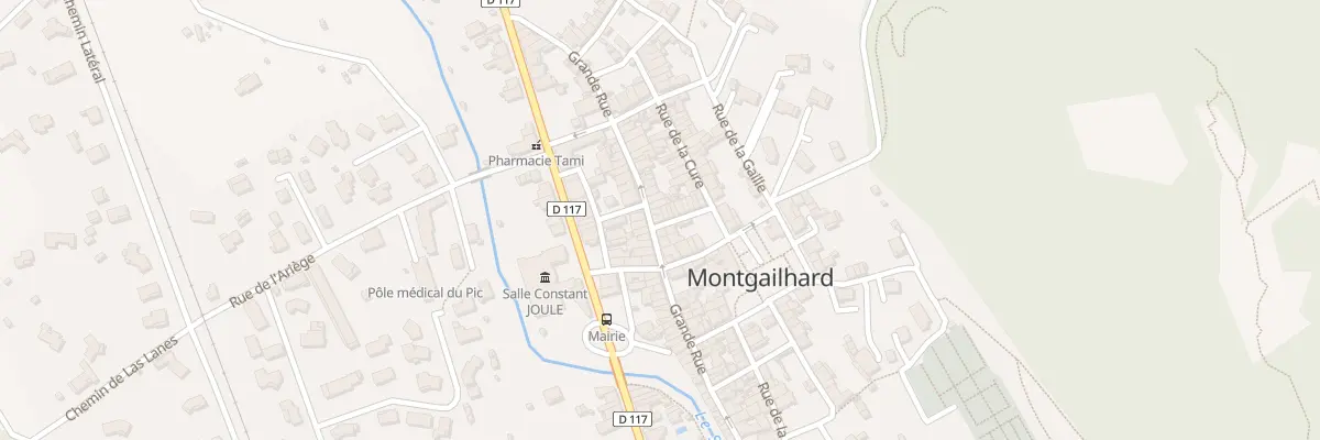 Plan du 27 Grande Rue à Montgailhard