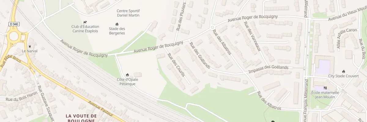 Plan du 3 Rue de Courlis à Étaples
