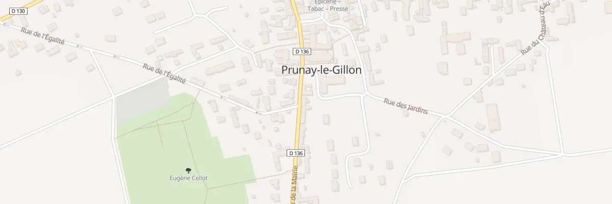 Plan du 13 Rue de la Mairie à Prunay-le-Gillon