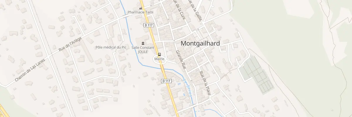 Plan du 50 Gr Grande Rue à Montgailhard