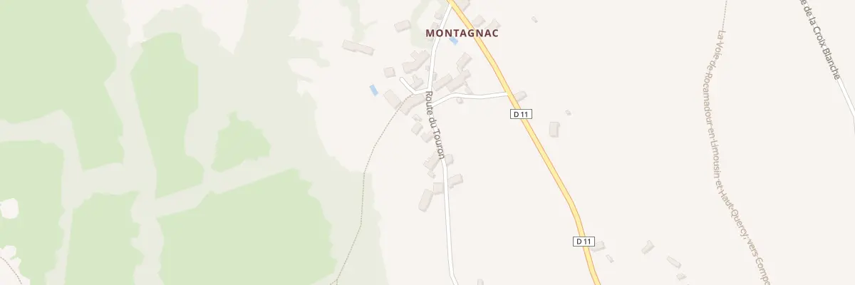 Plan du 5205 Montagnac à Cavagnac