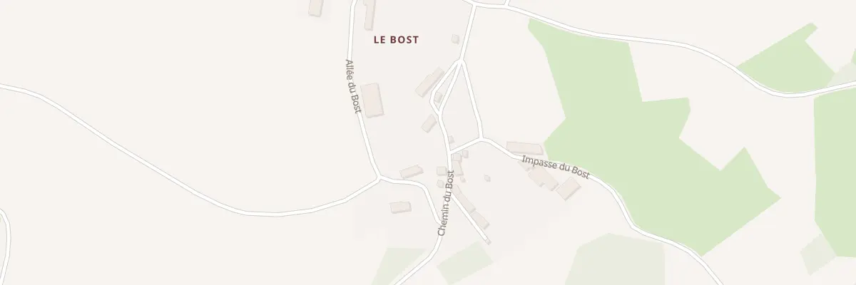 Plan du 9 Che du Bost à Naillat
