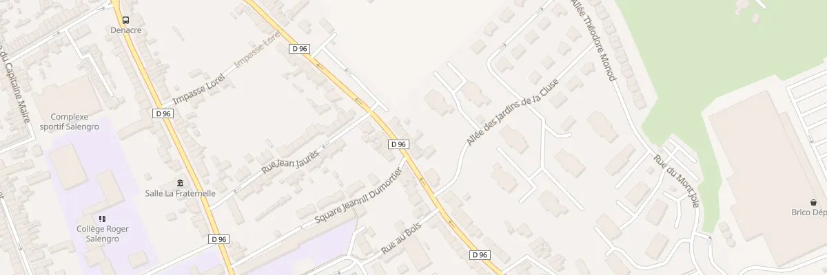 Plan du 88 Rue au Bois à Saint-Martin-Boulogne