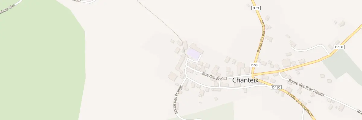 Plan du 5029 Le Bourg à Chanteix