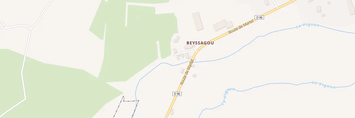 Plan du 3 Che de Beyssagou au Vignon-en-Quercy