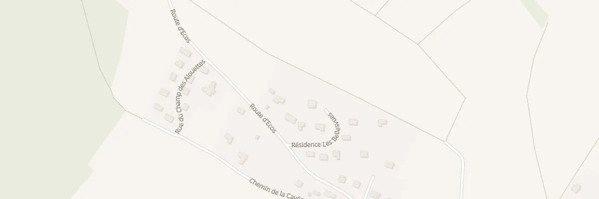 Plan du 24 Rte d’Ecos - Fourges à Vexin-sur-Epte