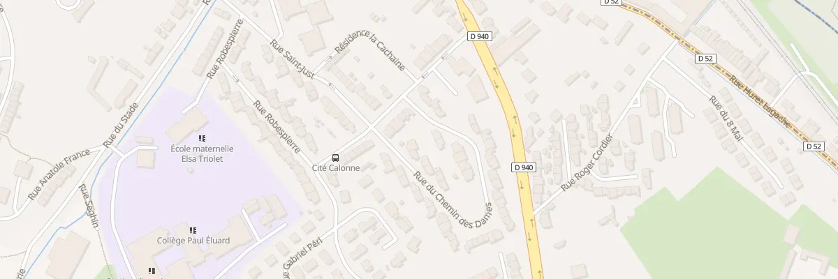 Plan du 1 Rue du Chemin des Dames à Saint-Étienne-au-Mont