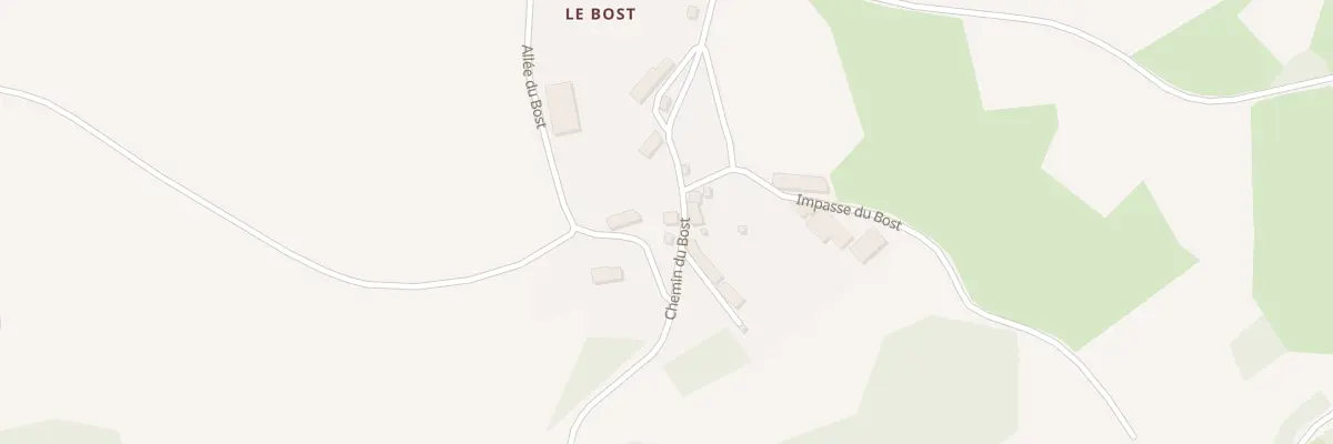 Plan du 8 Che du Bost à Naillat