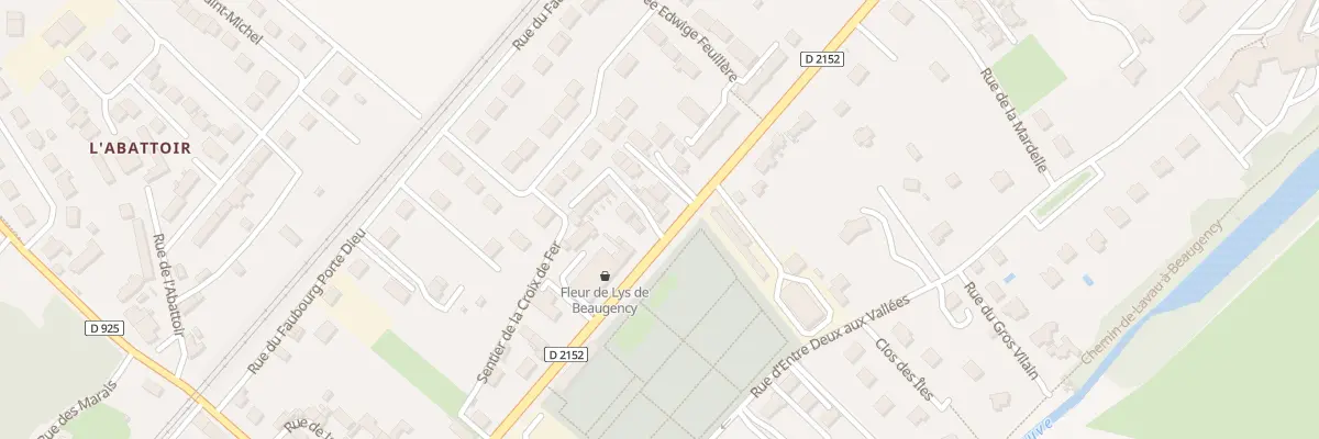 Plan du 29 Av d’Orléans à Beaugency