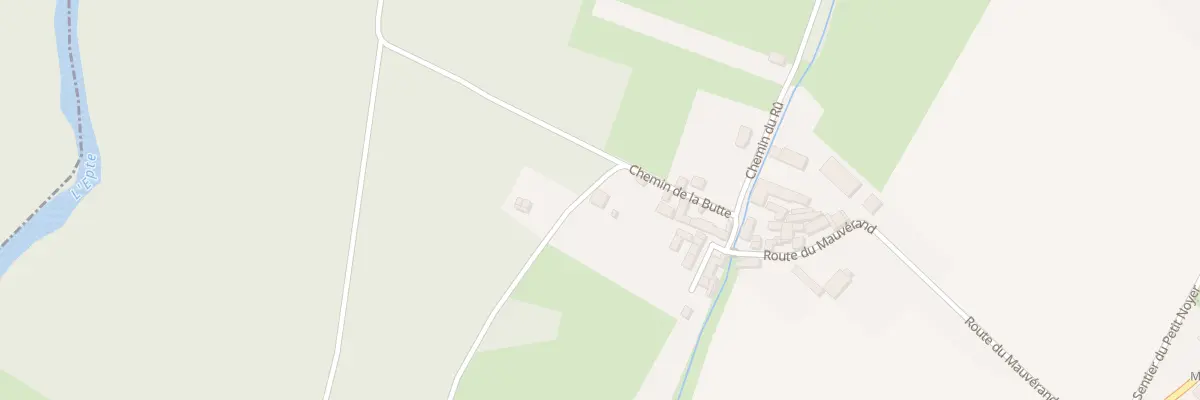 Plan du 1 Che des Isles à Amenucourt