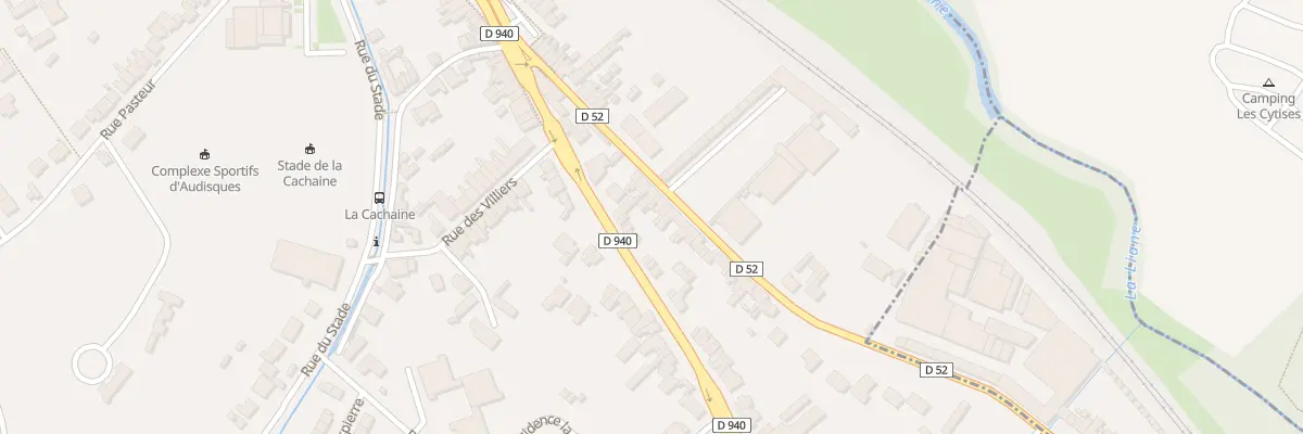 Plan du 12 Rue Eugene Huret à Saint-Étienne-au-Mont
