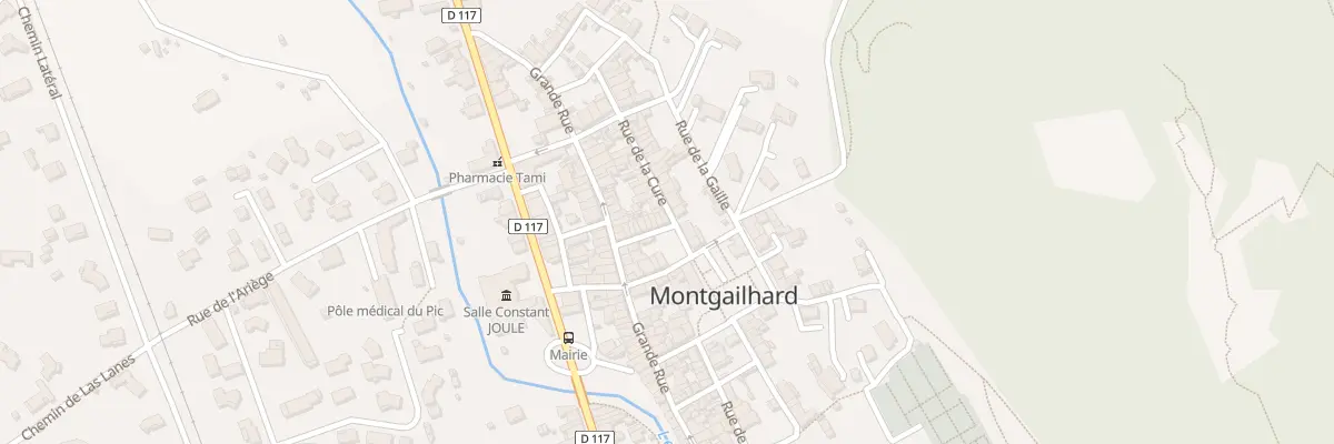 Plan du 3 Rue de la Cure à Montgailhard
