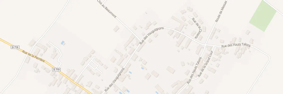 Plan du 12 Rue des Vauguignons à Messas