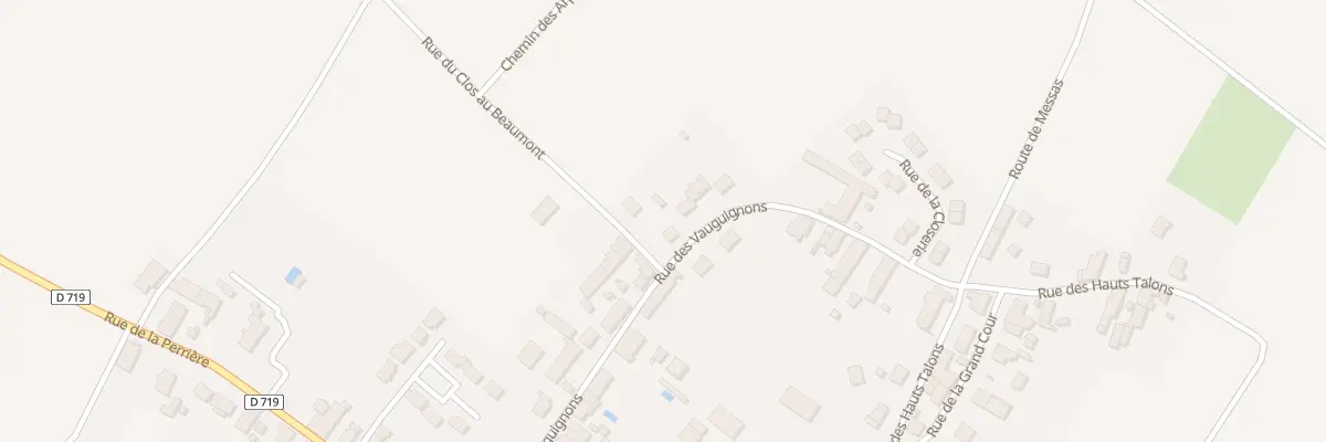Plan du 9B Rue des Vauguignons à Messas