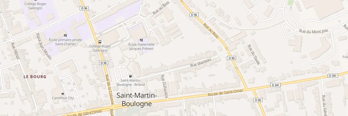 Plan du 39 Rue Marteau à Saint-Martin-Boulogne
