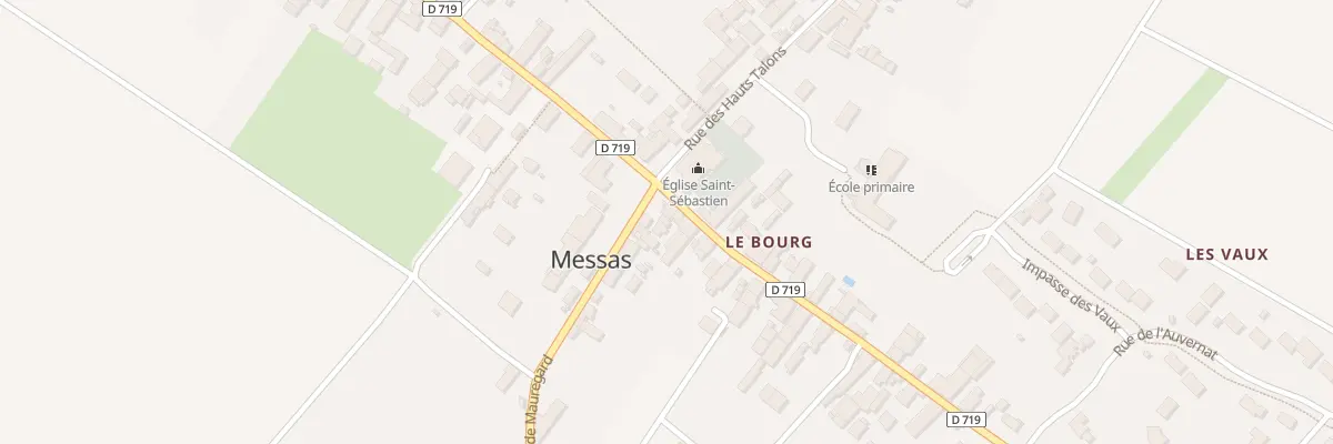 Plan du 1B Rue de Mauregard à Messas