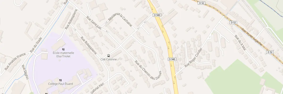 Plan du 23 Rue du Chemin des Dames à Saint-Étienne-au-Mont