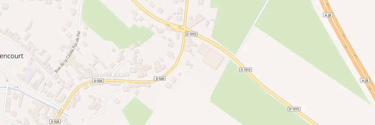 Plan du 45 Rue d’Abbeville à Bouttencourt