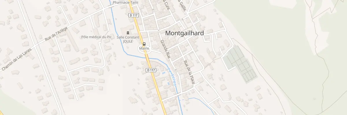 Plan du 59 Gr Grande Rue à Montgailhard