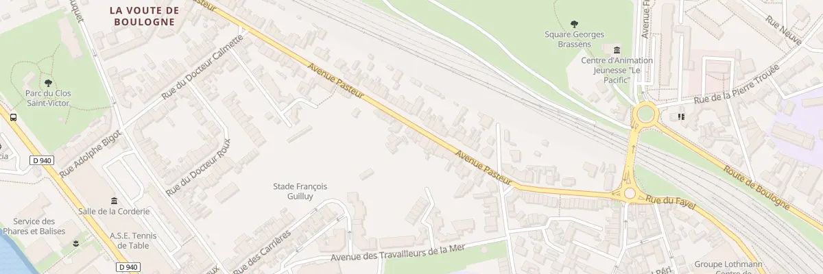 Plan du 59 Av Pasteur à Étaples