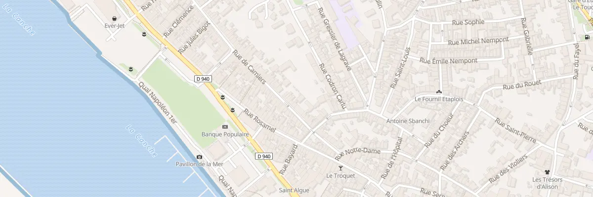 Plan du 34 Rue de Camiers à Étaples