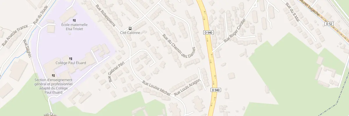 Plan du 20 Rue du Chemin des Dames à Saint-Étienne-au-Mont