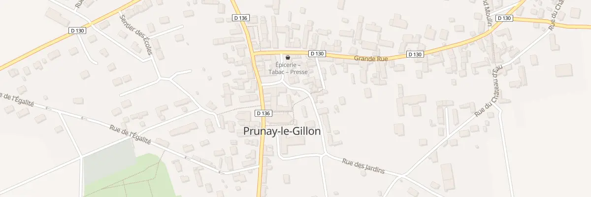 Plan du 6 Pl du Quatorze Juillet à Prunay-le-Gillon