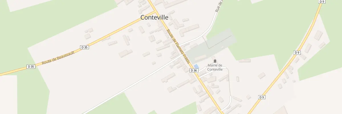 Plan du 257 Rte de Flamets à Conteville