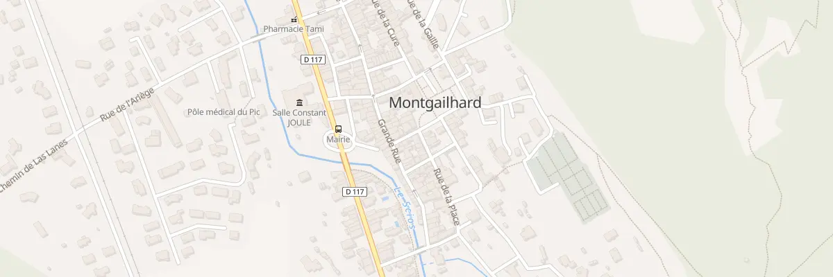 Plan du 1 Rue du Scios à Montgailhard