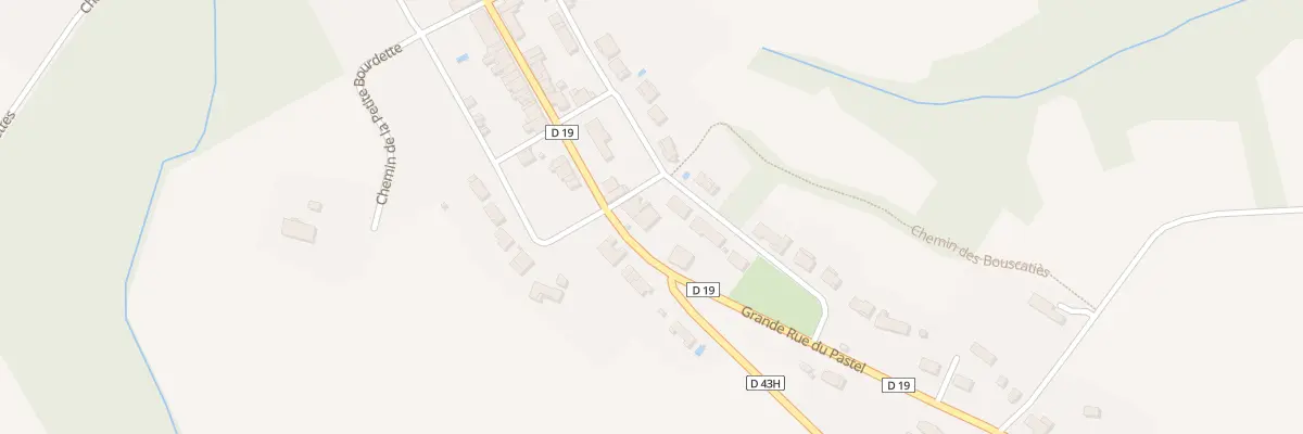 Plan du 474 Gr Grande Rue du Pastel à Montgeard