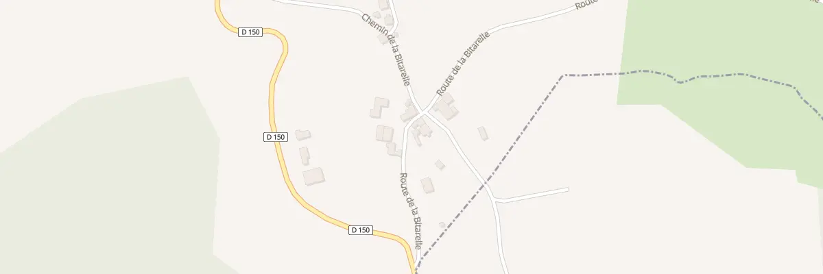 Plan du 340 Che de la Bitarelle à Lanteuil