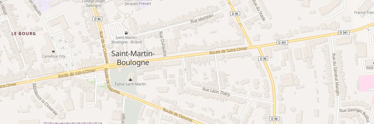 Plan du 238 Rte de Saint Omer à Saint-Martin-Boulogne